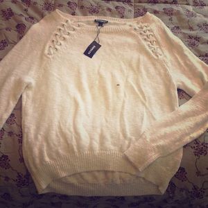 White Express Sweater